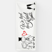 Banderoles Faire-part de mariage  (Vertical)