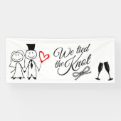 Banderoles Faire-part de mariage  (Horizontal)