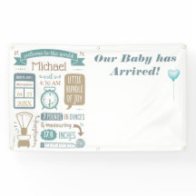 Faire-part de naissance bébé Customisé