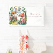 Banderoles Fairy First Girl Birthday Party (En situation)