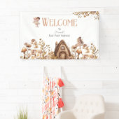 Banderoles Fairy First Magic Boho Bienvenue à l'anniversaire (En situation)