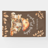 Banderoles Fairy House Woodland Créature fête d'anniversaire (Horizontal)