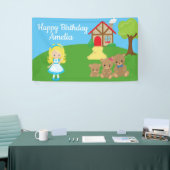 Banderoles Fairytale Goldilocks et Three Bears Anniversaire (Salon professionnel)