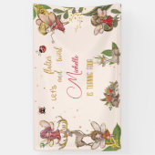 Banderoles Faisons flotter et tournoyer, anniversaire de jard (Vertical)