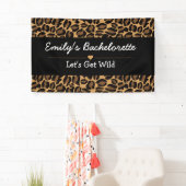 Banderoles Faisons Fun Fun Fun Cheetah Bachelorette Party (En situation)