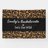 Banderoles Faisons Fun Fun Fun Cheetah Bachelorette Party (Horizontal)