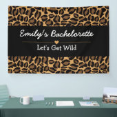 Banderoles Faisons Fun Fun Fun Cheetah Bachelorette Party (Salon professionnel)