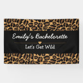 Banderoles Faisons Fun Fun Fun Cheetah Bachelorette Party (Horizontal)