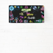 Banderoles Faisons un anniversaire de néon fou (Insitu)