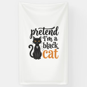Banderoles Faites comme si j'étais un chat noir T-shirt de ch