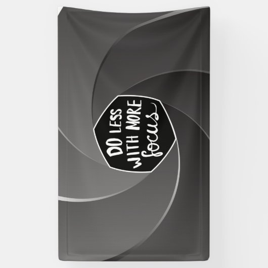 Banderoles Faites moins avec plus de concentration (Vertical)