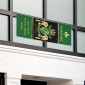 Banderoles Faites votre propre blason Green Gold Eagle Emblem (Bâtiment extérieur)