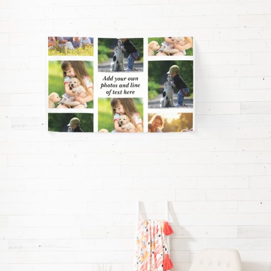 Banderoles Faites votre propre collage photo et texte (Insitu)