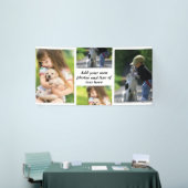Banderoles Faites votre propre collage photo et texte (Salon professionnel)