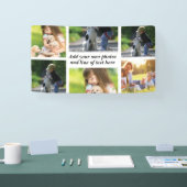 Banderoles Faites votre propre collage photo et texte (Salon professionnel)