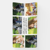 Banderoles Faites votre propre collage photo et texte (Verticale)