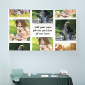 Banderoles Faites votre propre collage photo et texte (Salon professionnel)