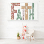 Banderoles Faith Woven in Scripture (Insitu)