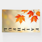 Banderoles Faithful Through the Seasons (Horizontal)