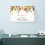 Banderoles Fall Foliage Floral Baby Shower Welcome (Salon professionnel)
