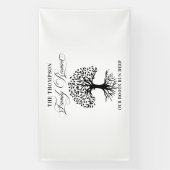 Banderoles Family reunion tree backdrop banner (Verticale)