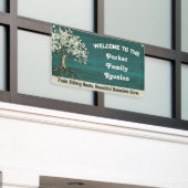 Banderoles Family Tree Reunion Rustic Welcome (Bâtiment extérieur)