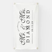 Banderoles Fancy M. et Mme Banner de voiture (Verticale)