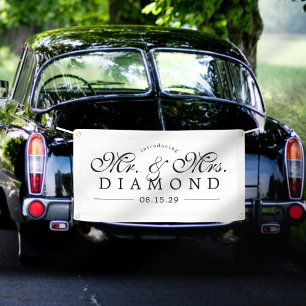 Banderoles Fancy M. et Mme Banner de voiture