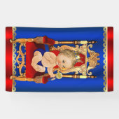 Banderoles Fancy Royal Prince Boy Baby shower (Horizontal)