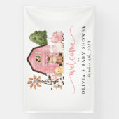 Banderoles Farm Animals, Cute Animals, Baby Shower Welcome (Verticale)