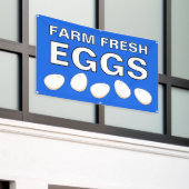Banderoles Farm Fresh Eggs Banner (Bâtiment extérieur)