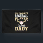 Banderoles Father's Day Baseball Player Call Me Dad<br><div class="desc">Father's Day Baseball Player Call Me Dad</div>