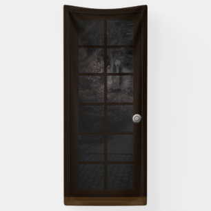 Banderoles Faux appui vertical hanté par Halloween de Chambr