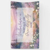 Banderoles Fearfully and Onederfully Made Bible 1st Birthday  (Vertical)