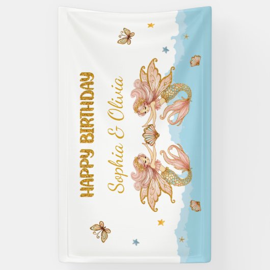 Banderoles Fée Fairy Fairy Fairy Fairy Fairy Faid Anniversair (Vertical)