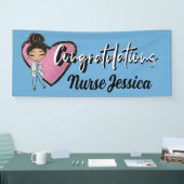 Banderoles Félicitation est Médicale infirmière RN (Salon professionnel)