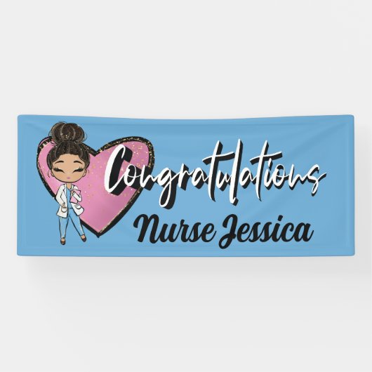 Banderoles Félicitation est Médicale infirmière RN (Horizontal)