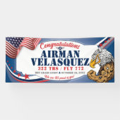 Banderoles Félicitations 323 Eagles Air Force Graduation (Horizontal)