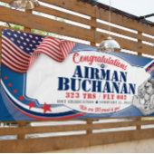 Banderoles Félicitations 323 Mustang Air Force Graduation
