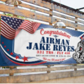 Banderoles Félicitations 331 Wolfpack Air Force Graduation