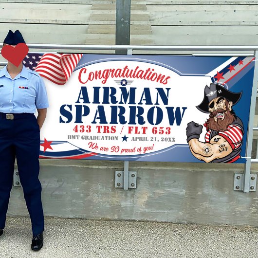 Banderoles Félicitations 433 Raiders Diplôme de la Force aéri