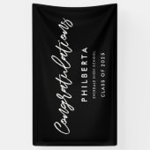 Banderoles Félicitations à la fête de la graduation moderne (Vertical)