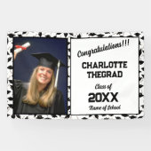 Banderoles Félicitations à la fête d'obtention du diplôme Per (Horizontal)