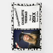 Banderoles Félicitations à la fête d'obtention du diplôme Per (Verticale)