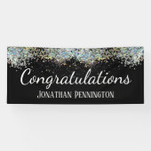 Banderoles Félicitations à la retraite Parties scintillant Co (Horizontal)