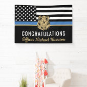 Banderoles Félicitations à l'Académie de police (Insitu)