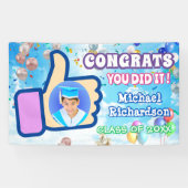 Banderoles Félicitations À L'Honneur Vous L'Avez Fait Balloon (Horizontal)