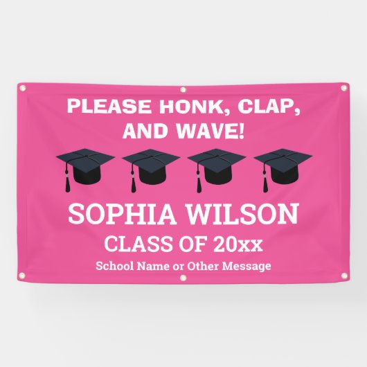 Banderoles Félicitations à l'obtention du diplôme Coronavirus (Horizontal)