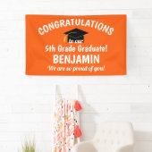 Banderoles Félicitations à l'Orange de 5e année (En situation)