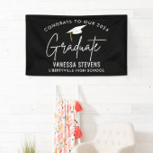 Banderoles Félicitations à notre 202e diplômé (En situation)